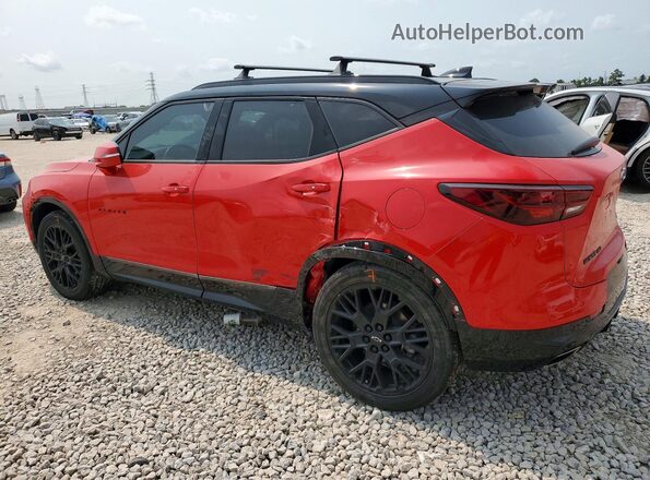 3GNKBKRS8PS206082 2023 CHEVROLET BLAZER Red Trasero izquierdo