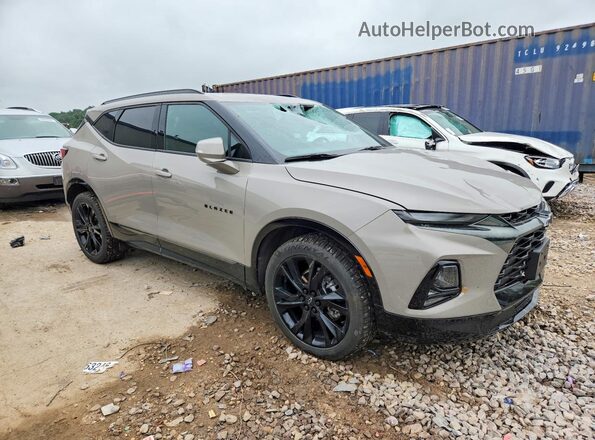 3GNKBKRS9MS573097 2021 CHEVROLET BLAZER Beige Delantero derecho