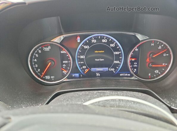 3GNKBKRS9MS573097 2021 CHEVROLET BLAZER Beige Vista del cuadro de instrumentos