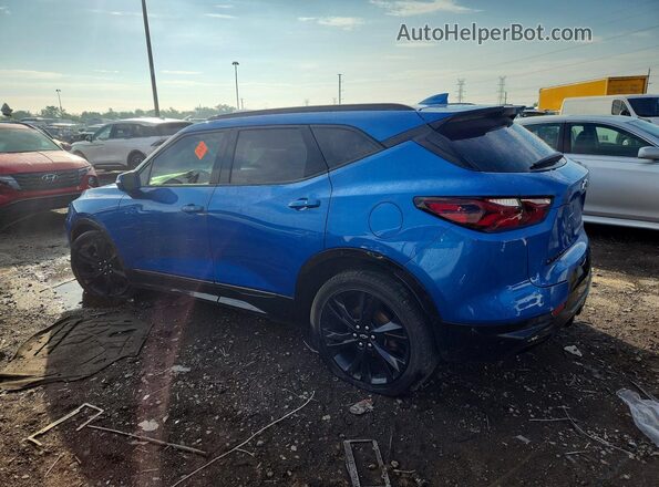 3GNKBKRSXLS660585 2020 CHEVROLET BLAZER Blue Trasero izquierdo