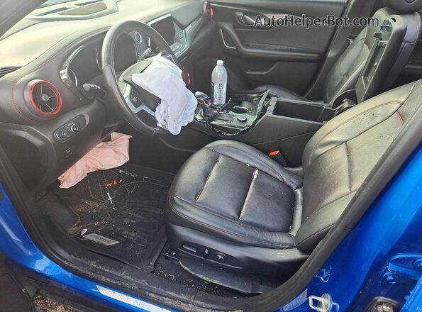 3GNKBKRSXLS660585 2020 CHEVROLET BLAZER Blue Vista interior delantera