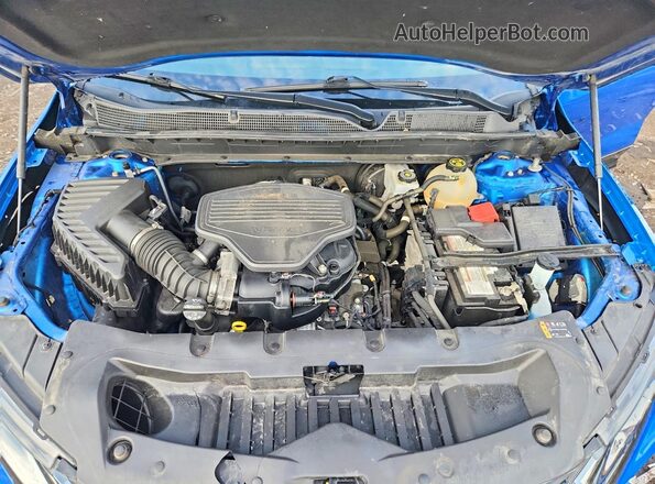 3GNKBKRSXLS660585 2020 CHEVROLET BLAZER Blue Vista del compartimento del motor