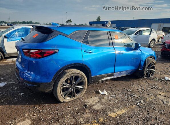 3GNKBKRSXLS660585 2020 CHEVROLET BLAZER Blue Trasero derecho