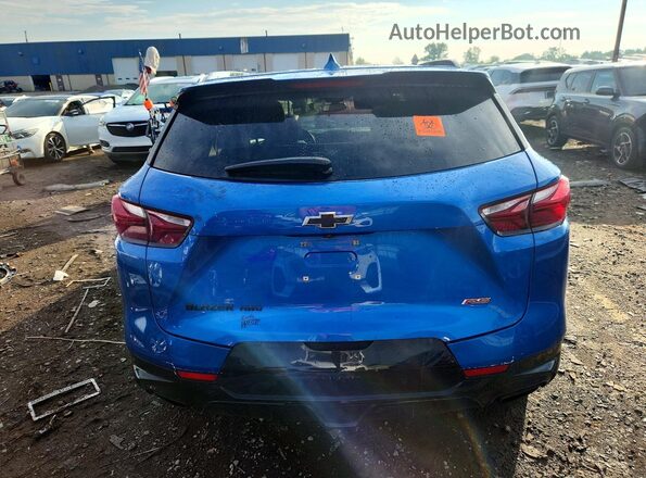 3GNKBKRSXLS660585 2020 CHEVROLET BLAZER Blue Vista trasera