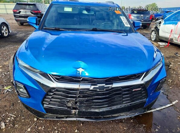3GNKBKRSXLS660585 2020 CHEVROLET BLAZER Blue Vista frontal