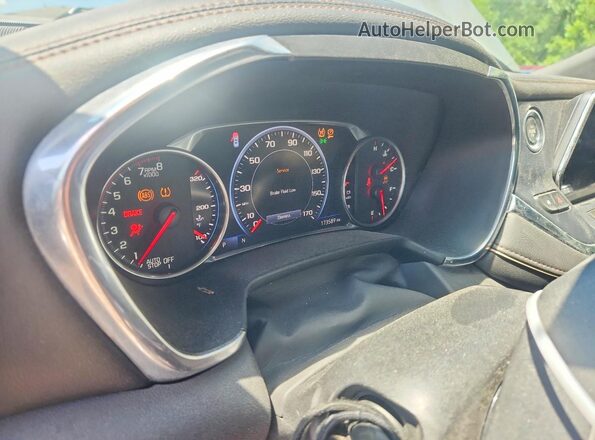3GNKBLRS7LS552124 2020 CHEVROLET BLAZER Серебряный Вид щитка приборов
