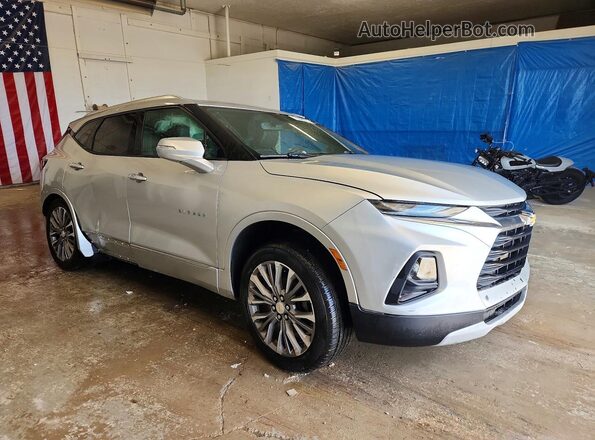 3GNKBLRS7LS552124 2020 CHEVROLET BLAZER Серебряный Передняя правая четверть