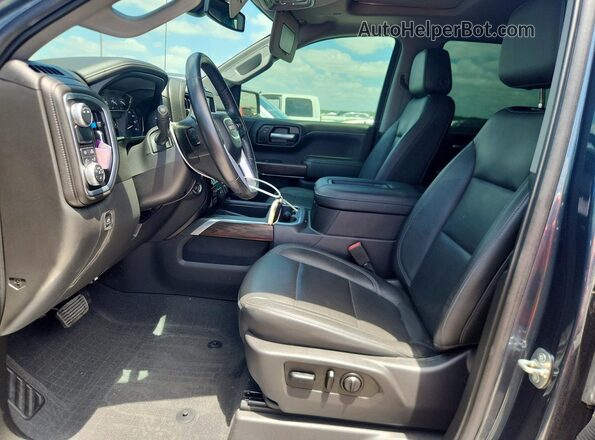 3GTP8DED3LG450283 2020 GMC SIERRA Gray Widok wnętrza z przodu