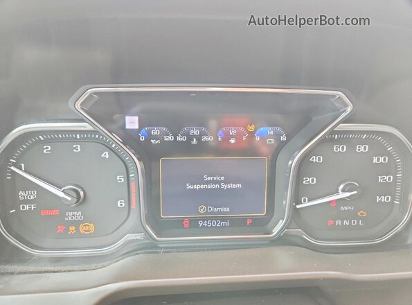 3GTP8FET0NG199762 2022 GMC SIERRA White Instrument cluster view