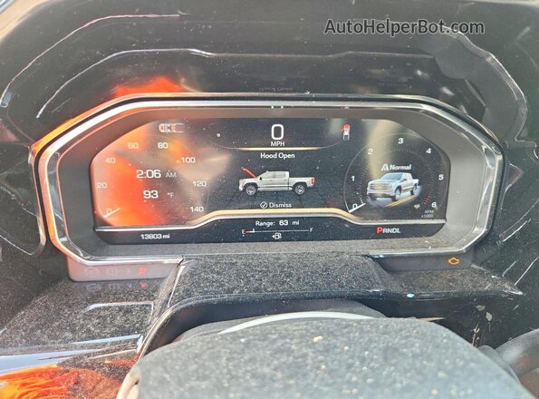 3GTPHBEK2RG282972 2024 GMC SIERRA White Widok zestawu wskaźników