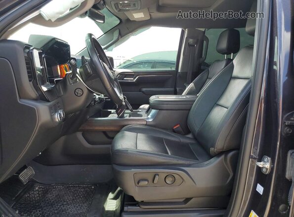 3GTPHDED5NG652402 2022 GMC SIERRA Charcoal Вид салону спереду