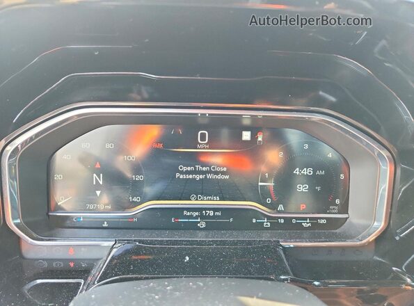 3GTPHDED8PG125490 2023 GMC SIERRA Black Սարքավորումների վահանակի տեսք