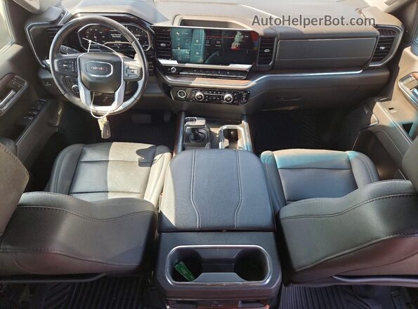 3GTPHDED8PG125490 2023 GMC SIERRA Black Առջևի վահանակի տեսք