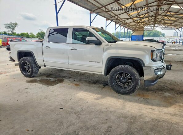 3GTU2MEC3JG262842 2018 GMC SIERRA Белый Передняя правая четверть
