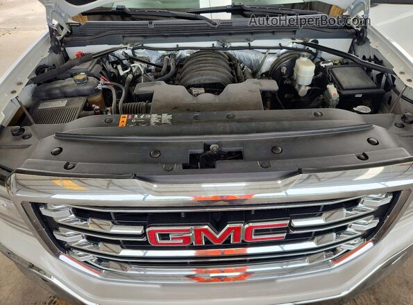 3GTU2MEC3JG262842 2018 GMC SIERRA Белый Вид задней части салона