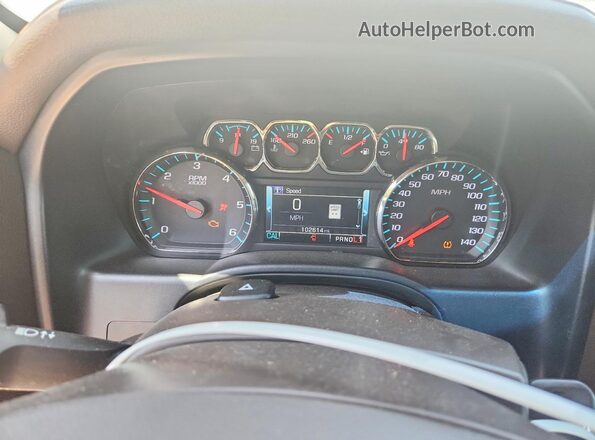 3GTU2NEC0HG290727 2017 GMC SIERRA Белый Вид щитка приборов