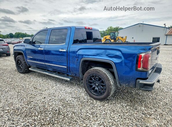 3GTU2NEC0JG127601 2018 GMC SIERRA Blue Trasero izquierdo