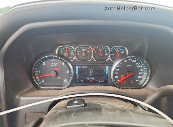 3GTU2NEC0JG127601 2018 GMC SIERRA Blue Vista del cuadro de instrumentos