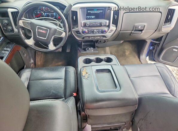 3GTU2NEC0JG127601 2018 GMC SIERRA Blue Vista del salpicadero