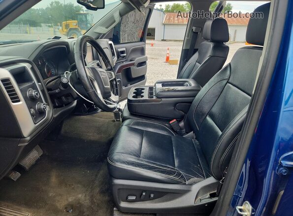 3GTU2NEC0JG127601 2018 GMC SIERRA Blue Vista interior delantera