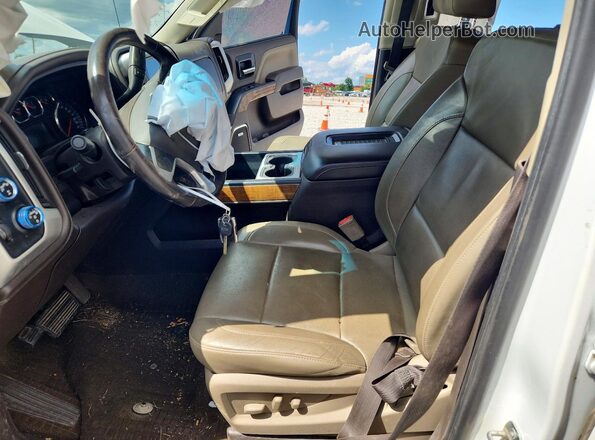3GTU2NEC4HG336382 2017 GMC SIERRA White Вид салону спереду