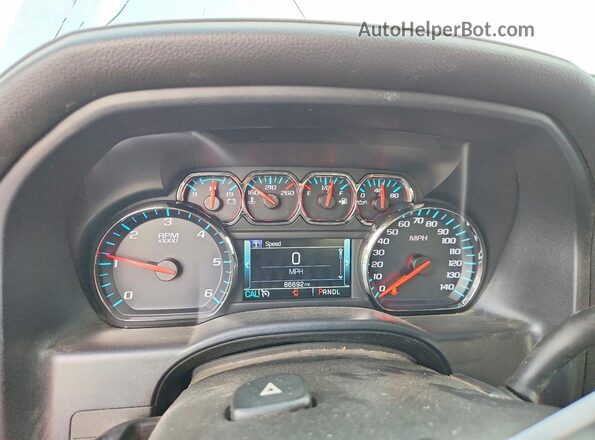 3GTU2NEC4JG523899 2018 GMC SIERRA Silver Սարքավորումների վահանակի տեսք