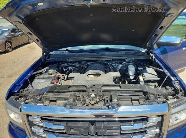 3GTU2NEC5HG285491 2017 GMC SIERRA Blue Вид задньої частини салону