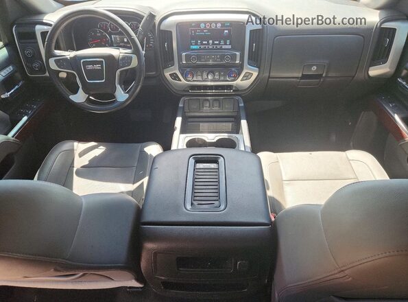 3GTU2NEC5HG285491 2017 GMC SIERRA Blue Вид панелі приладів