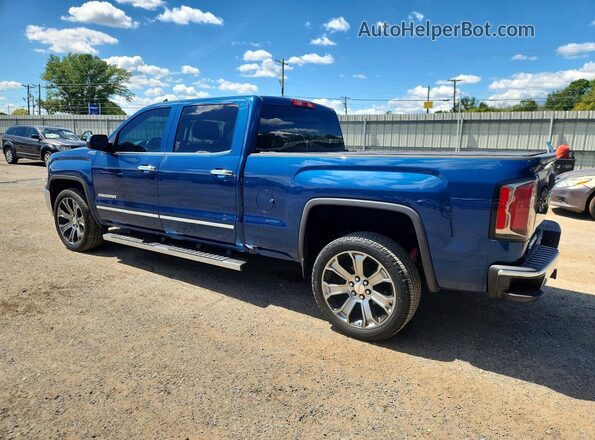 3GTU2NEC5HG285491 2017 GMC SIERRA Blue Задня ліва чверть