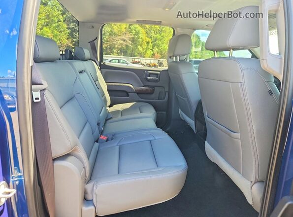 3GTU2NEC5HG285491 2017 GMC SIERRA Blue Вид задніх сидінь