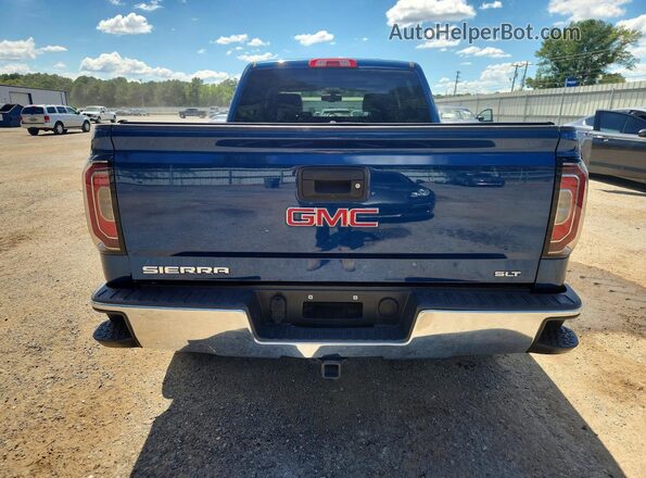 3GTU2NEC5HG285491 2017 GMC SIERRA Blue Вид ззаду