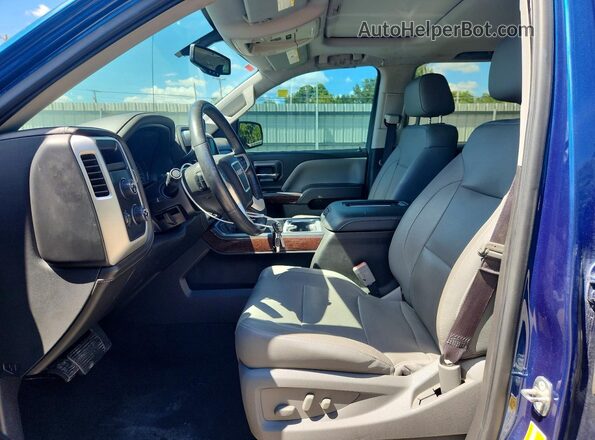 3GTU2NEC5HG285491 2017 GMC SIERRA Blue Вид салону спереду
