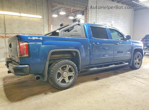 3GTU2NEC6JG375285 2018 GMC SIERRA Blue Tył prawy