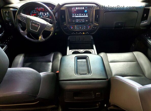 3GTU2NEC6JG375285 2018 GMC SIERRA Blue Widok deski rozdzielczej