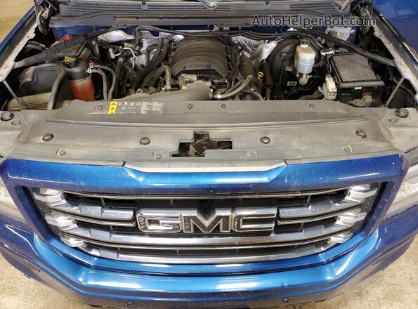 3GTU2NEC6JG375285 2018 GMC SIERRA Blue Widok wnętrza z tyłu