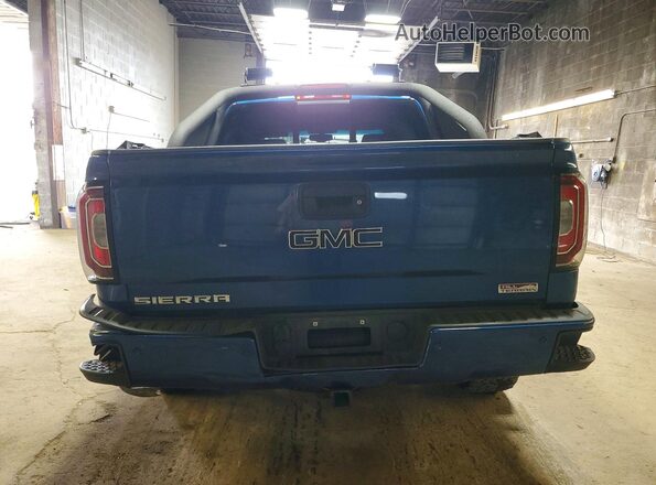 3GTU2NEC6JG375285 2018 GMC SIERRA Blue Widok z tyłu