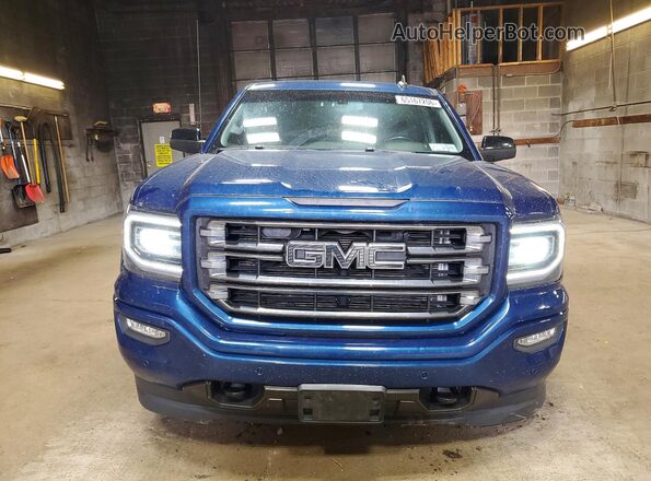 3GTU2NEC6JG375285 2018 GMC SIERRA Blue Widok z przodu