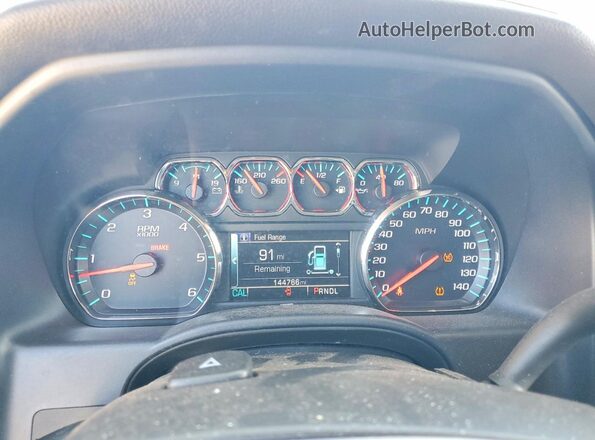 3GTU2NEC7JG264132 2018 GMC SIERRA Silver ხელსაწყოთა პანელის ხედი