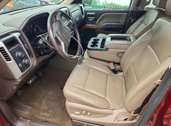 3GTU2NEC8HG308911 2017 GMC SIERRA Бордовый Вид салона спереди
