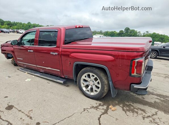 3GTU2NEC8HG308911 2017 GMC SIERRA Бордовый Задняя левая четверть