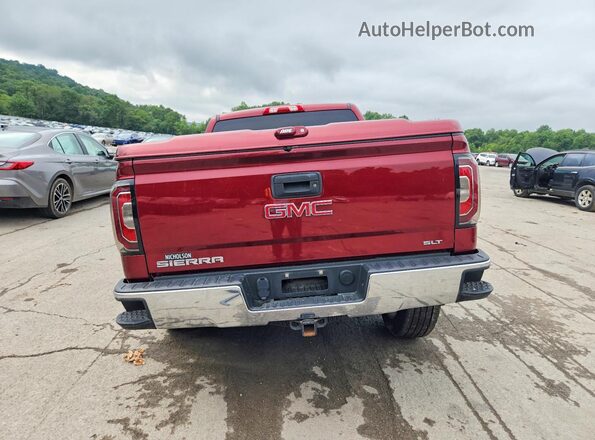 3GTU2NEC8HG308911 2017 GMC SIERRA Бордовый Вид сзади