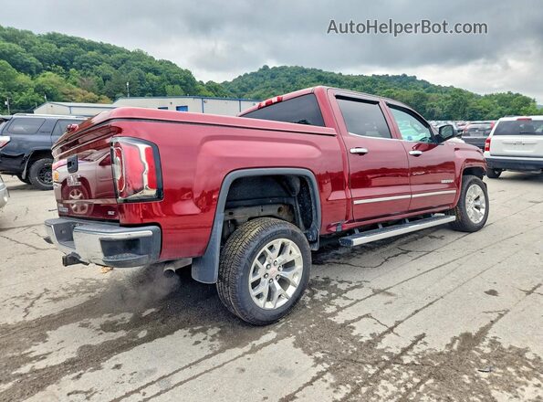 3GTU2NEC8HG308911 2017 GMC SIERRA Бордовый Задняя правая четверть