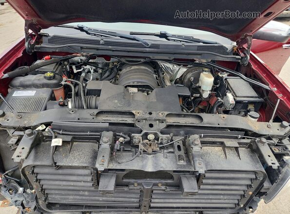 3GTU2NEC8HG308911 2017 GMC SIERRA Бордовый Вид задней части салона
