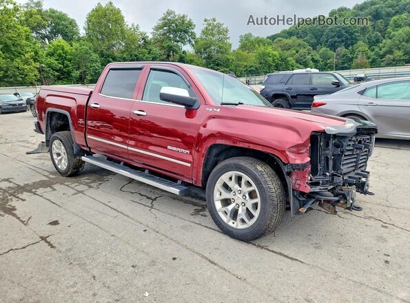 3GTU2NEC8HG308911 2017 GMC SIERRA Бордовый Передняя правая четверть