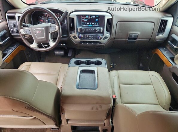 3GTU2NEC8HG308911 2017 GMC SIERRA Бордовый Вид панели приборов