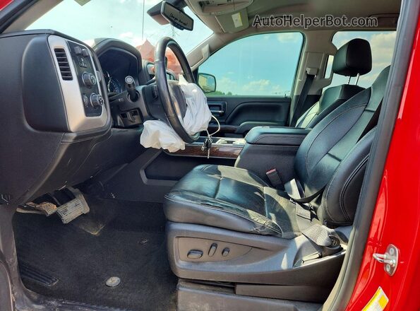 3GTU2NEC8JG171605 2018 GMC SIERRA Red Vista interior delantera