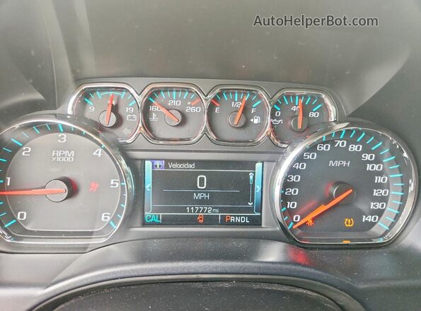 3GTU2NEJ4HG149268 2017 GMC SIERRA Черный Вид щитка приборов