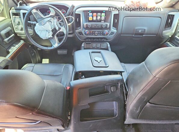 3GTU2NEJXHG424657 2017 GMC SIERRA Black Widok deski rozdzielczej