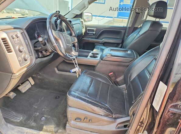 3GTU2PEJ0HG245569 2017 GMC SIERRA Black Вид салону спереду