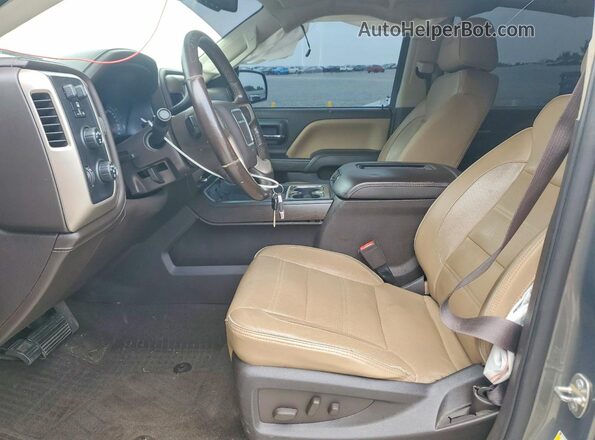 3GTU2PEJ5JG217899 2018 GMC SIERRA Gray Widok wnętrza z przodu